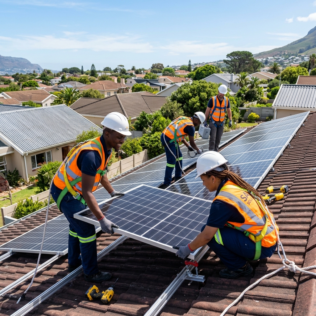 Solar Installation Team